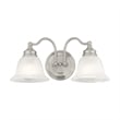 Livex Lighting Essex 2 Bath Light in Brushed Nickel