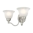 Livex Lighting Essex 2 Bath Light in Brushed Nickel