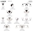 Livex Lighting Essex 2 Bath Light in Brushed Nickel