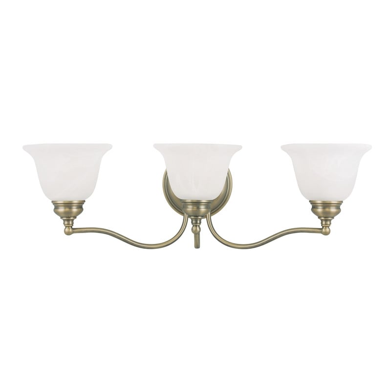 Livex Lighting Essex Bath Light in Antique Brass