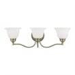 Livex Lighting Essex Bath Light in Antique Brass