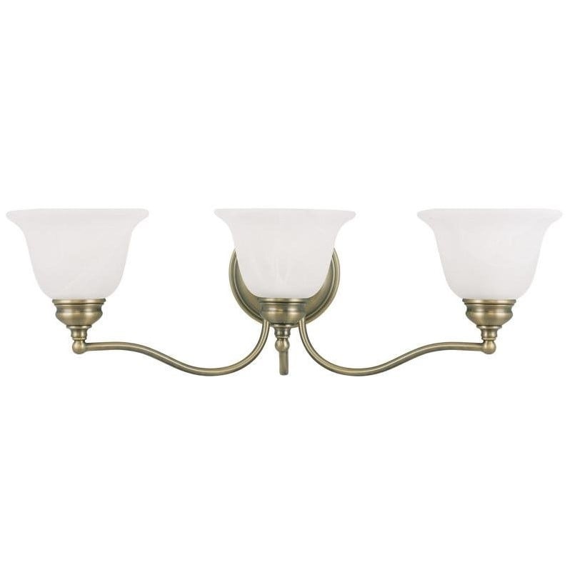 Livex Lighting Essex Bath Light in Antique Brass