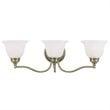 Livex Lighting Essex Bath Light in Antique Brass