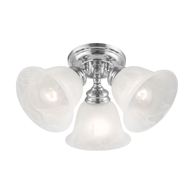 Livex Lighting Essex Ceiling Mount in Chrome