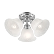 Livex Lighting Essex Ceiling Mount in Chrome