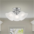 Livex Lighting Essex Ceiling Mount in Chrome
