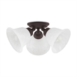Livex Lighting Essex Ceiling Mount in Bronze