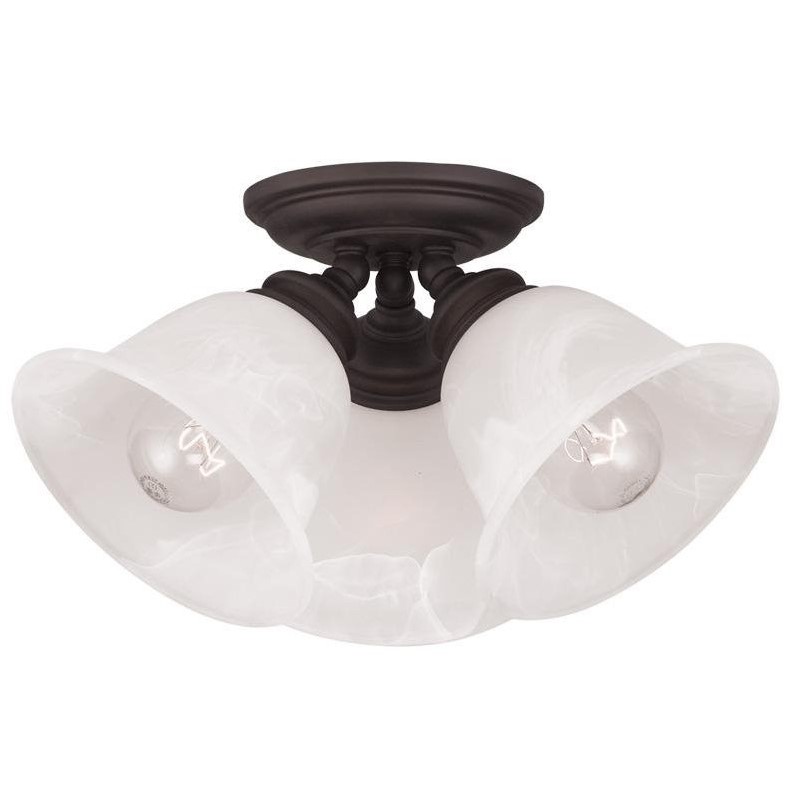 Livex Lighting Essex Ceiling Mount in Bronze