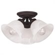Livex Lighting Essex Ceiling Mount in Bronze