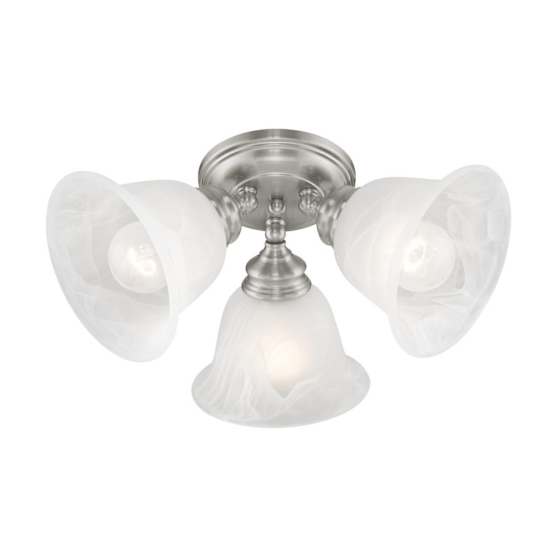 Livex Lighting Essex Ceiling Mount in Brushed Nickel