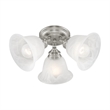 Livex Lighting Essex Ceiling Mount in Brushed Nickel