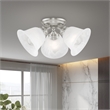 Livex Lighting Essex Ceiling Mount in Brushed Nickel