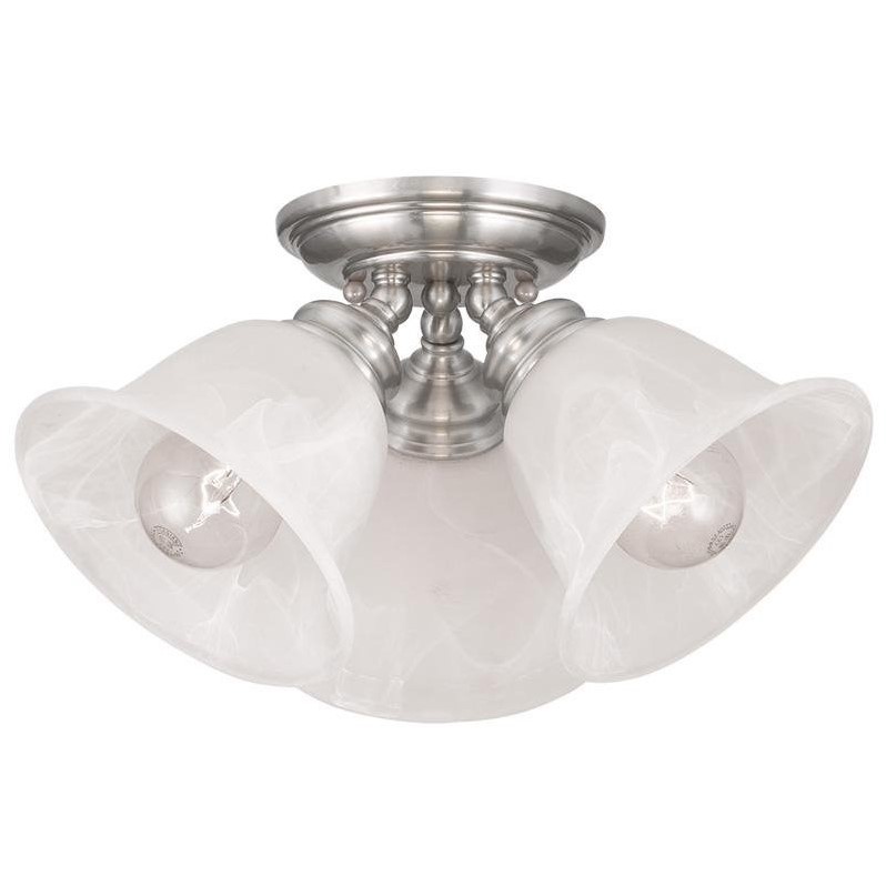 Livex Lighting Essex Ceiling Mount in Brushed Nickel