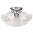 Livex Lighting Essex Ceiling Mount in Brushed Nickel