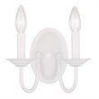Livex Lighting Williamsburgh Wall Sconce in White