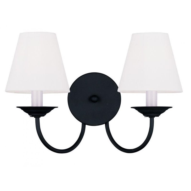 Livex Lighting Mendham Wall Sconce in Black
