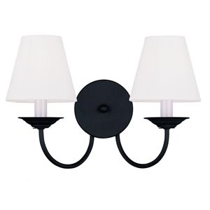 Livex Lighting Mendham Wall Sconce in Black