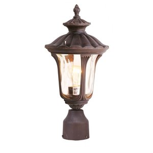 Livex Lighting Oxford Outdoor Post Head in Imperial Bronze
