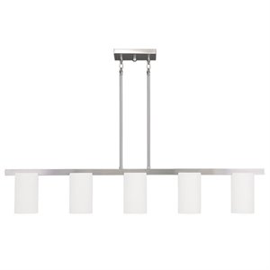 Livex Lighting Astoria Chandelier in Brushed Nickel