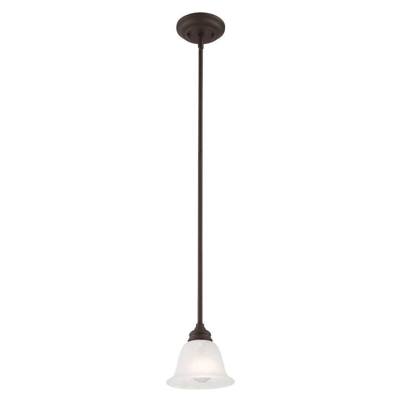 Livex Lighting Essex Mini Pendant in Bronze