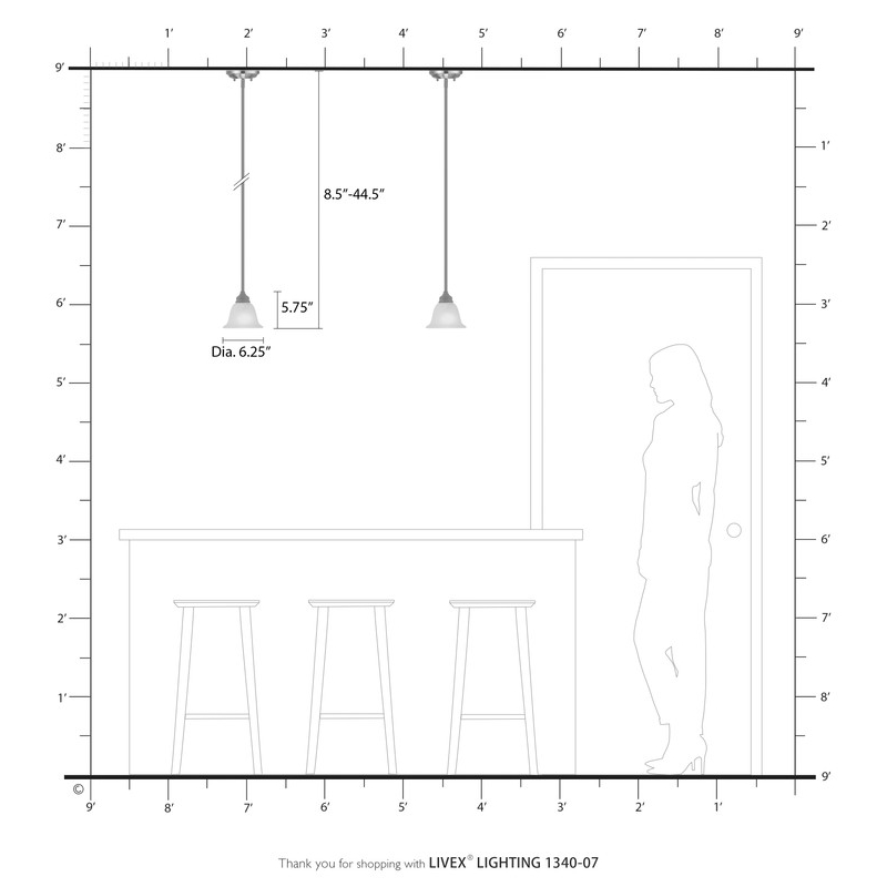 Livex Lighting Essex Mini Pendant in Bronze