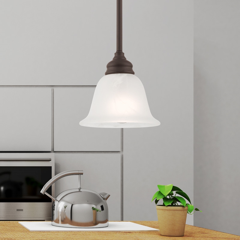 Livex Lighting Essex Mini Pendant in Bronze