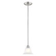 Livex Lighting Essex Mini Pendant in Brushed Nickel