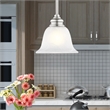 Livex Lighting Essex Mini Pendant in Brushed Nickel