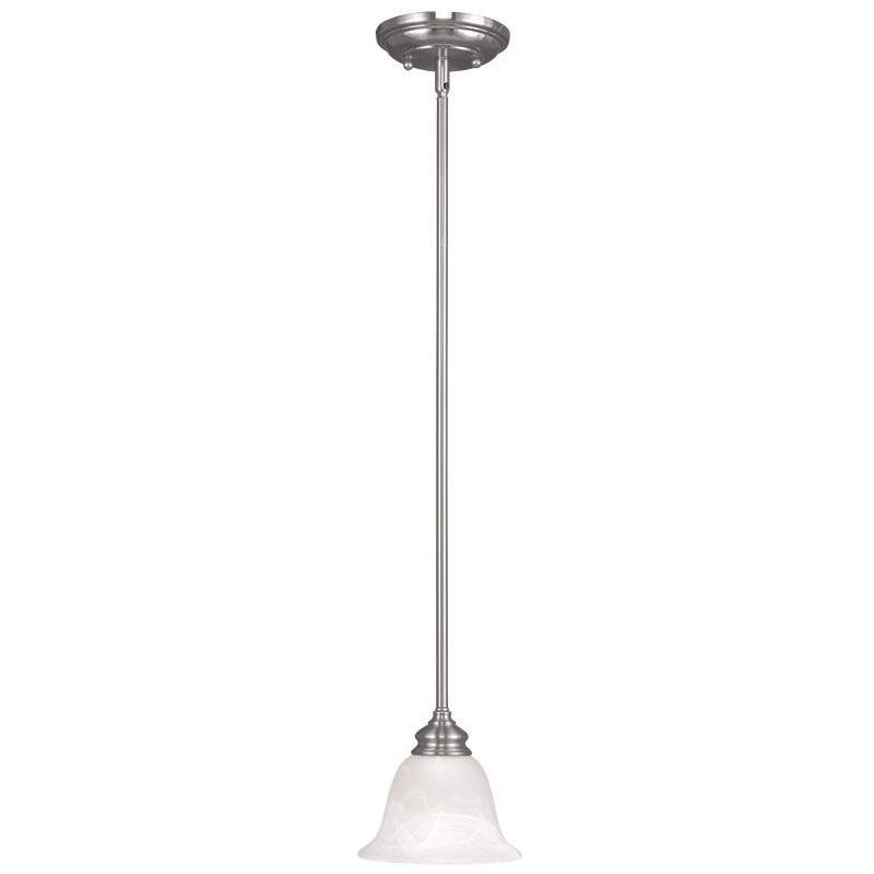 Livex Lighting Essex Mini Pendant in Brushed Nickel