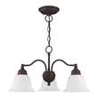 Livex Lighting Essex Convertible Chandelier Ceiling Mount in Bronze