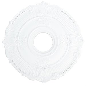 Livex Lighting Buckingham Ceiling Medallion in White