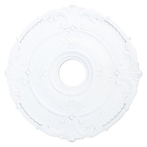 Livex Lighting Buckingham Ceiling Medallion in White