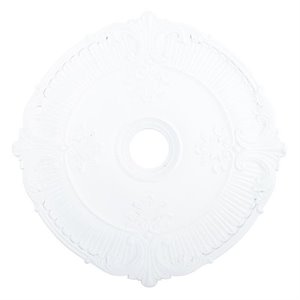 Livex Lighting Buckingham Ceiling Medallion in White