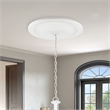 Livex Lighting Wingate Ceiling Medallion in White