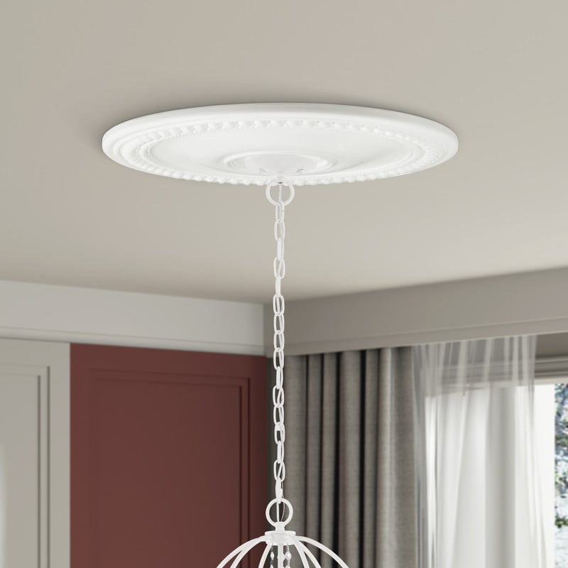 Livex Lighting Wingate Ceiling Medallion in White