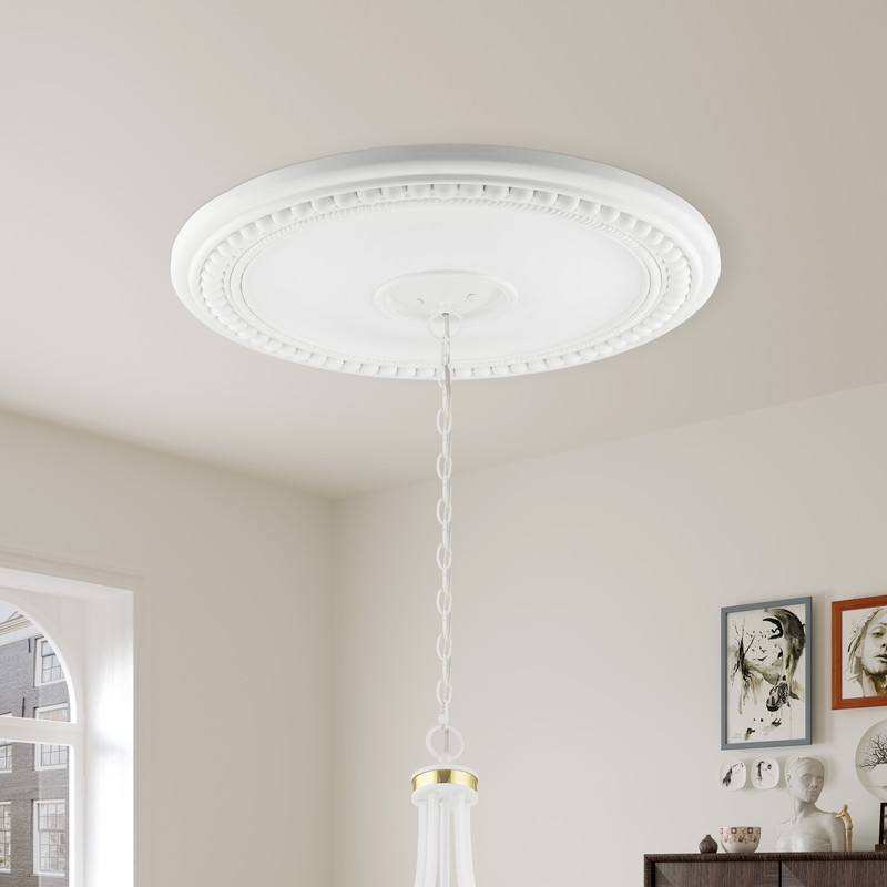 Livex Lighting Wingate Ceiling Medallion in White