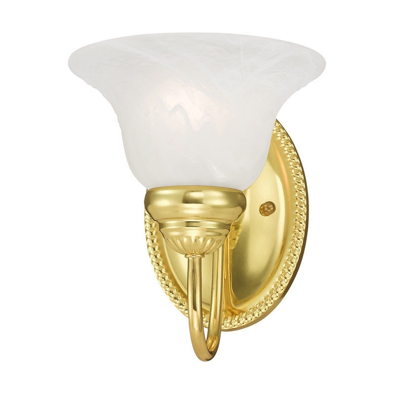 Livex Lighting Edgemont Bath Light in Polished Brass