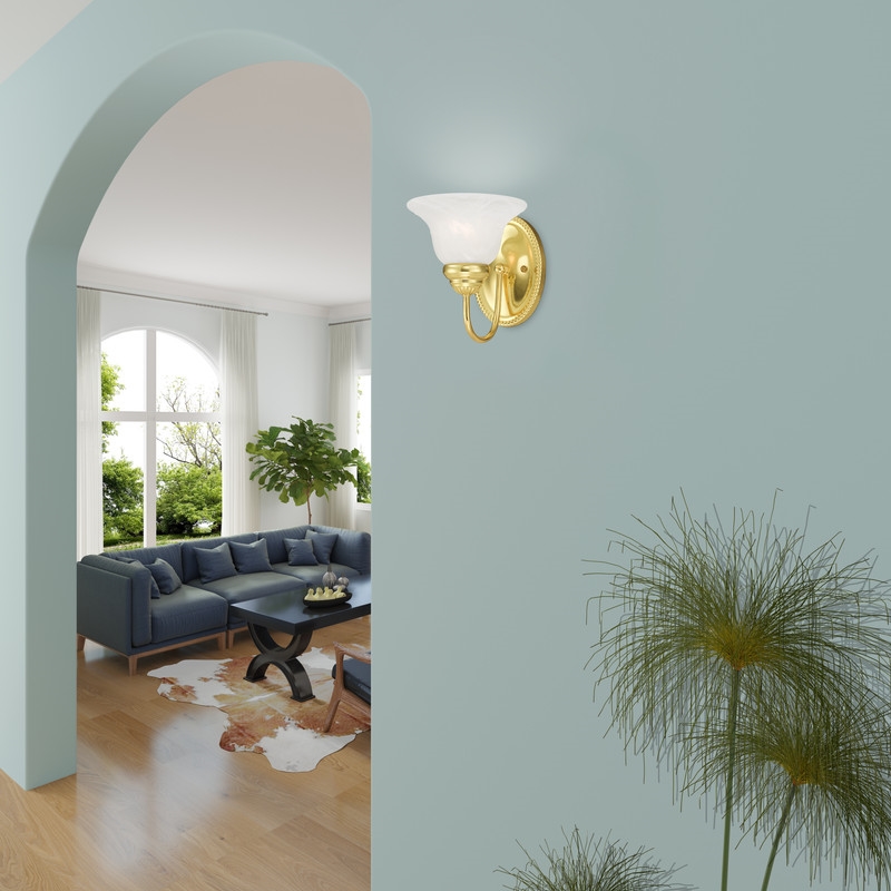 Livex Lighting Edgemont Bath Light in Polished Brass