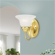 Livex Lighting Edgemont Bath Light in Polished Brass