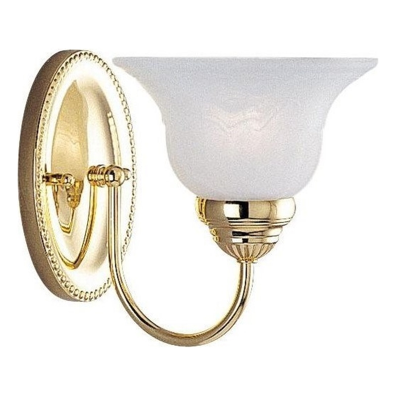 Livex Lighting Edgemont Bath Light in Polished Brass