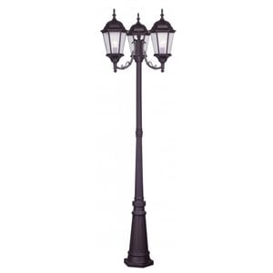 Livex Lighting Hamilton Outdoor 3 Head Post in Bronze