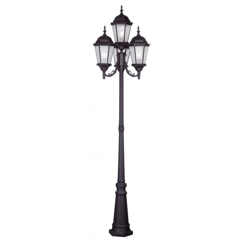 Livex Lighting Hamilton Outdoor 4 Head Post in Bronze