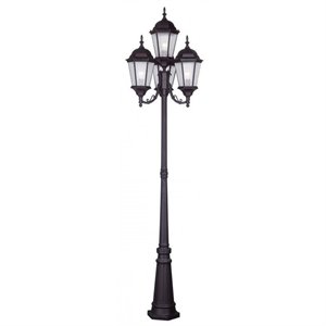 Livex Lighting Hamilton Outdoor 4 Head Post in Bronze
