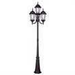 Livex Lighting Hamilton Outdoor 4 Head Post in Bronze