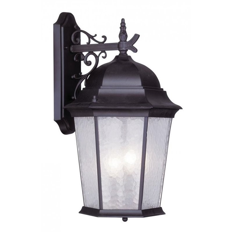 Livex Hamilton 3 Light Bronze Outdoor Wall Lantern