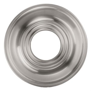 livex lighting ceiling medallion in brushed nickel