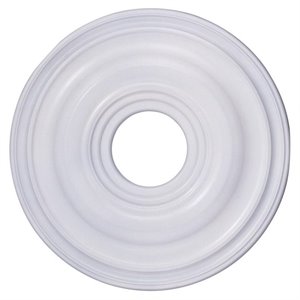 livex lighting ceiling medallion in white