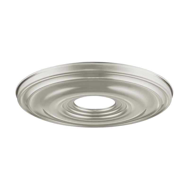 Livex Lighting Brushed Nickel Ceiling Medallion