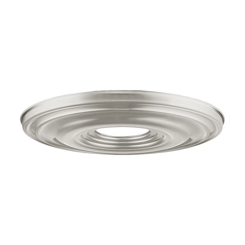 Livex Lighting Brushed Nickel Ceiling Medallion
