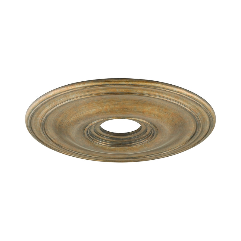 Livex Lighting Ceiling Medallion in  Aged Brass Antique Gold Leaf